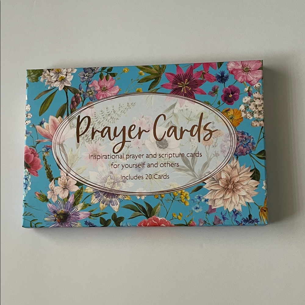 Floral Prayer Cards Set